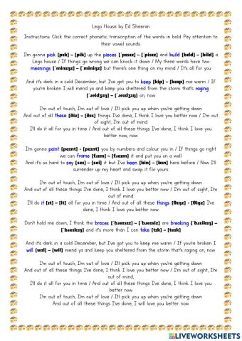 Lego House by Ed Sheeran