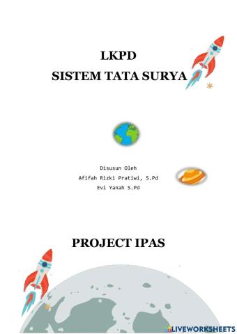 Lkpd sistem tata surya