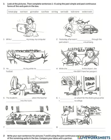 B1.1 2A Grammar 1. Past Simple and Past Continuous