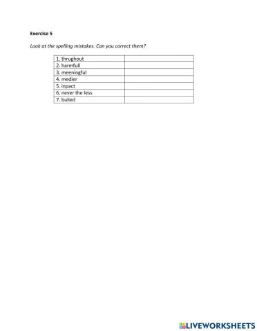 IE2, Unit 7, Writing, Exercise 5