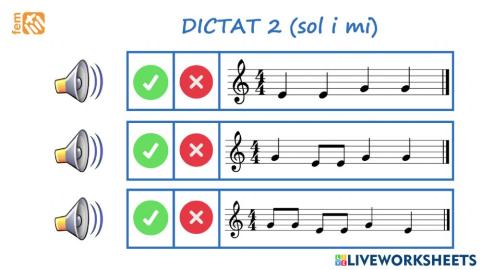 Dictat 2 sol i mi