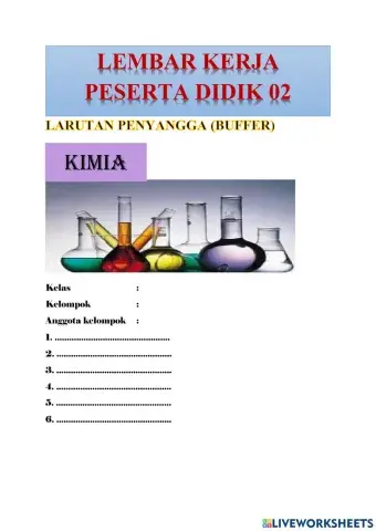 Lkpd larutan penyangga pertemuan 2