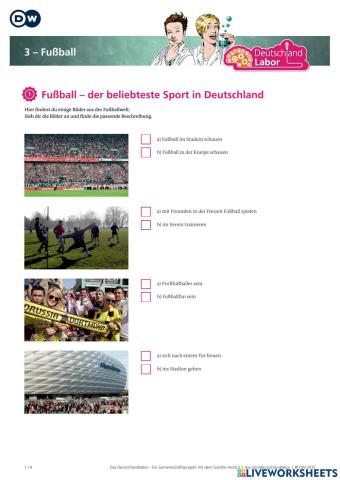 Deutschlandlabor Thema Fußball