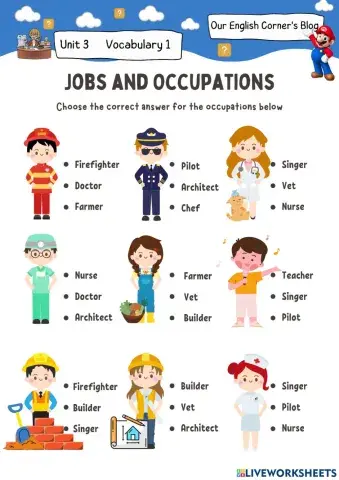 4th Grade. Unit 3. Vocabulary 1