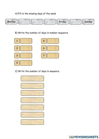 Lesson 5 B, Worksheet 4