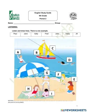 4th grade study guide period 2