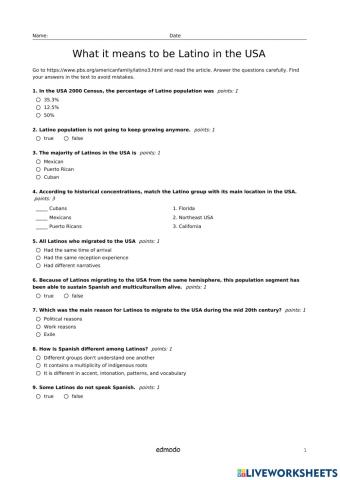 What it means to be Latino