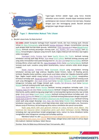 Identifikasi teks ulasan baru