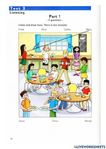 Flyers listening part 1,5