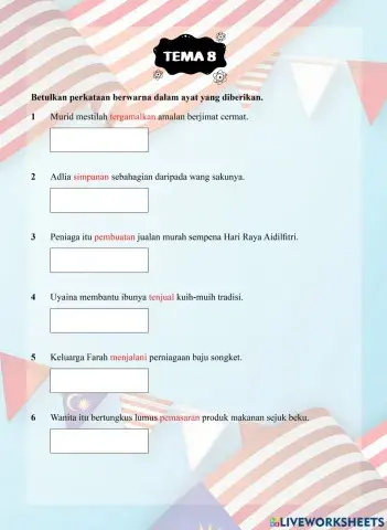 Tutor Sukses 2023-24 Bahasa Melayu Tahun 3 - Tema 8