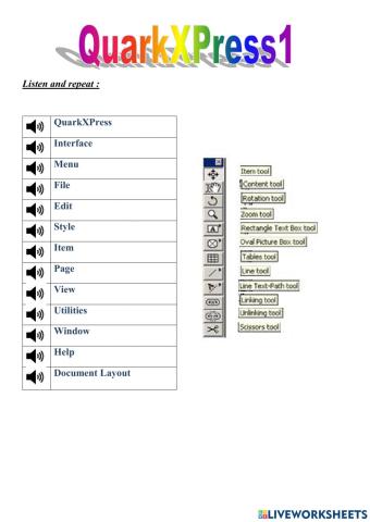 QuarkXPress terminology pronunciation