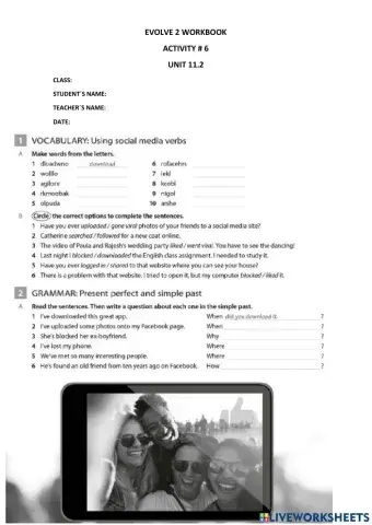 EVOLVE 2 UNIT 21.2 workbook