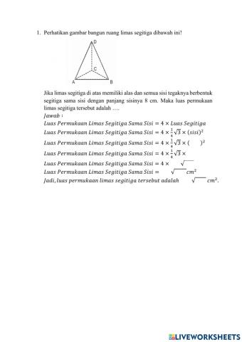LKPD Limas Segitiga