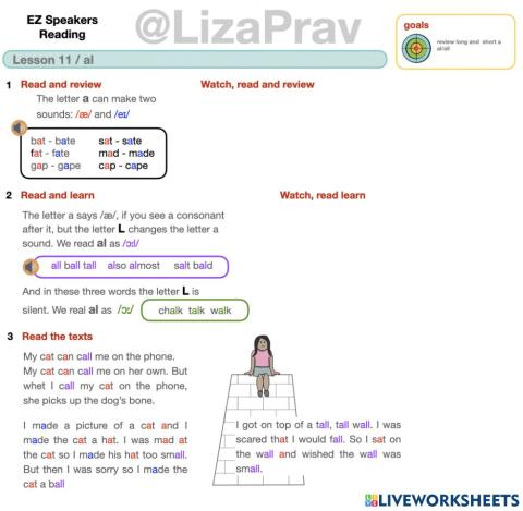 EZ reading lesson 11