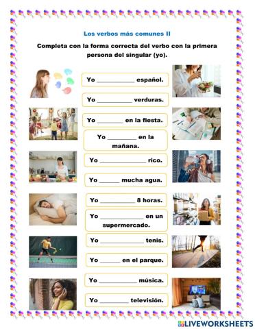 Los verbos más comunes en español II