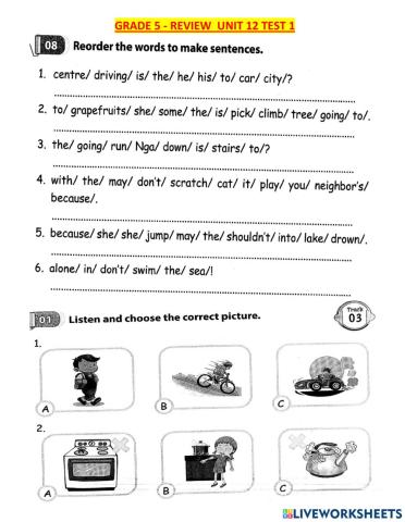 G5-unit 12 listening test1