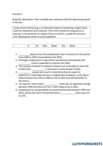 IE3, Unit 5, Writing, Exercise 3