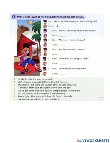 Fun for flyers - unit 11 -reading