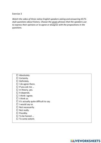 IE3, Unit 5, Writing, Exercise 3