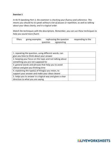 IE2, Unit 5, Speaking, Exercise 1