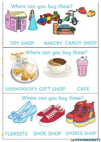 Kinds of shops