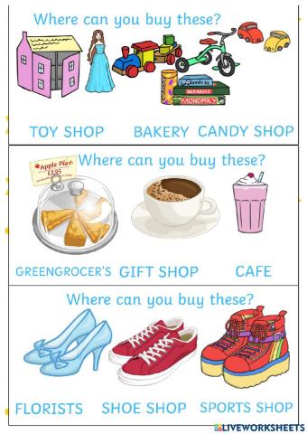 Kinds of shops