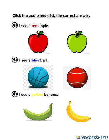 Color (red, blue,yellow)