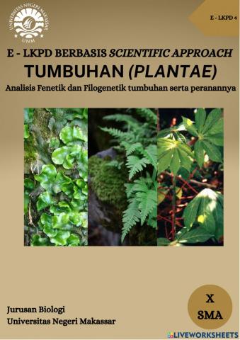 E - lkpd analisis fenetik dan filogenetik tumbuhan