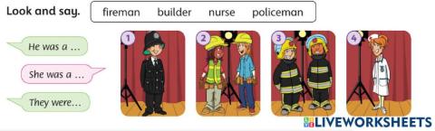 Occupations vocabulary Drag and Drop exercise