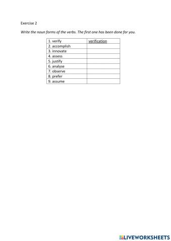 IE3, Unit 6, Grammar and Vocabulary, Exercise 2