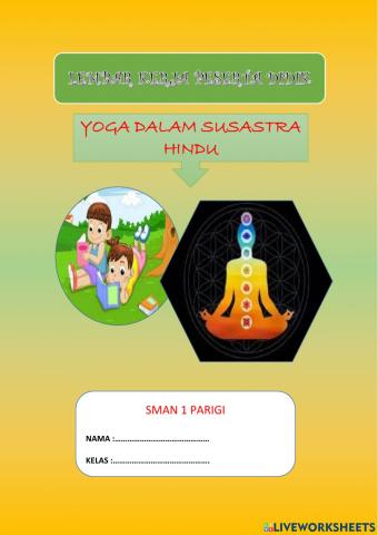 Lkpd yogasanas dalam susastra hindu