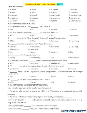 G6-review unit 7 test3