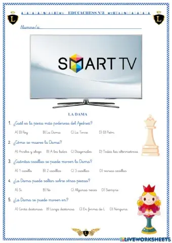 La Familia del Ajedrez: Examen 3