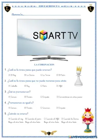 La Familia del Ajedrez: Examen 4