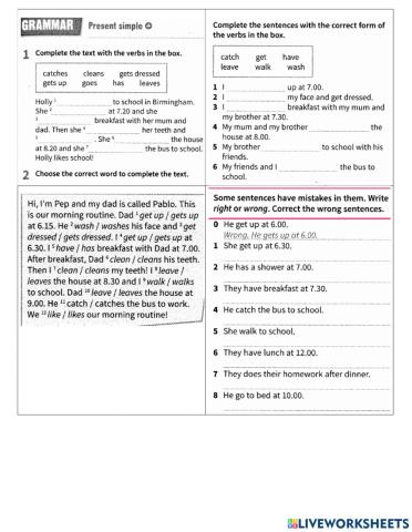 Prepare A1 NUS u7 Present Simple +