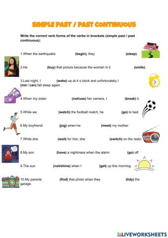 Simple and continuous past