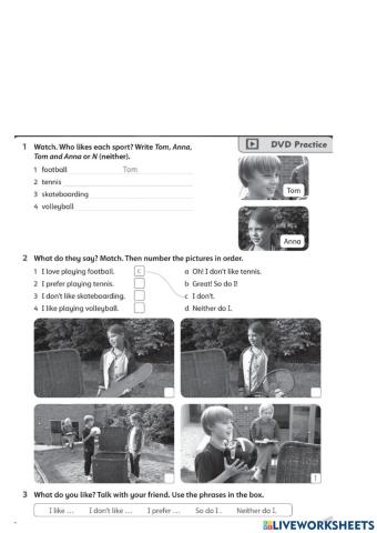 FF3 Fluency Time 1 DVD practice