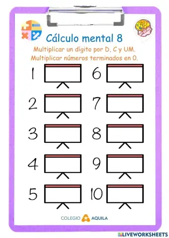T1 Cálculo Mental 08