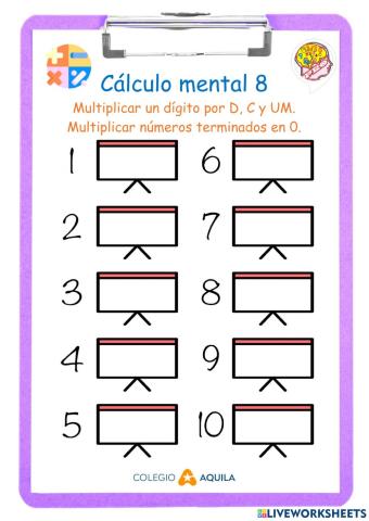 T1 Cálculo Mental 08