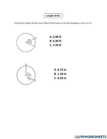 Arc length