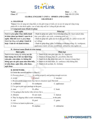 Viet Teacher-S7-Week 21-U6-Gram 2