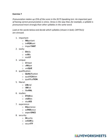 IE2, Unit 5, Speaking, Exercise 7