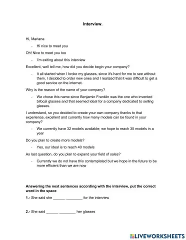 Mexican Entrepreneur Conversation