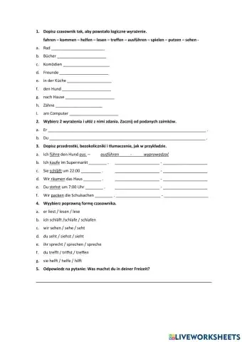 Freizeit Deutschtour Fit 7 Kapitel 3