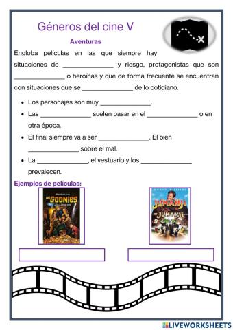 Géneros del cine V - Aventura