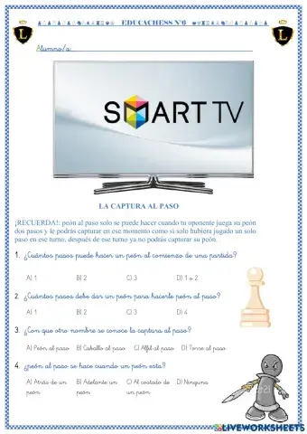 La Familia del Ajedrez: Examen 6