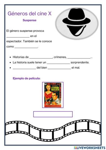 Géneros del cine X - Suspense