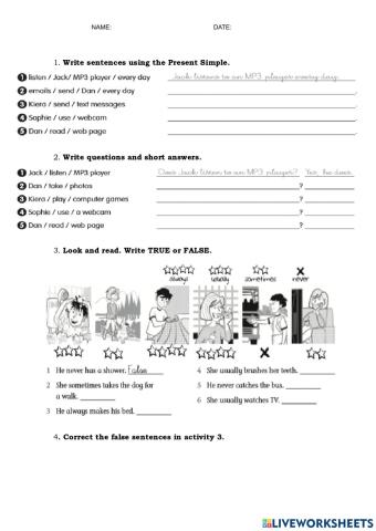 Extra exercises Unit2