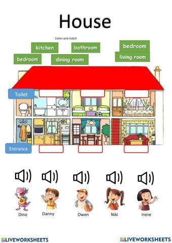 Rooms in the house Gr2