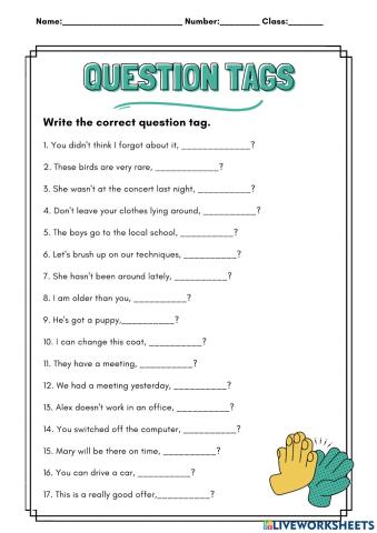 Question tags